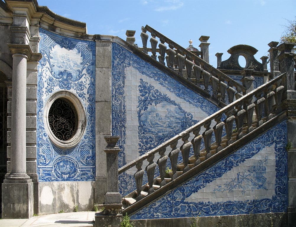 Azulejos au palais Estoi à Faro - Photo de Marc Ryckaert