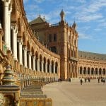 Place d’Espagne à Séville : Monumentale Plaza de Espana [Sur]