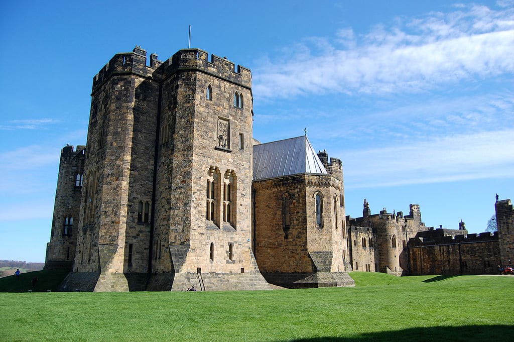 Lieux de tournage d'Harry Potter : Chateau d'Alnwick Castle au nord de l'Angleterre - Photo de James West