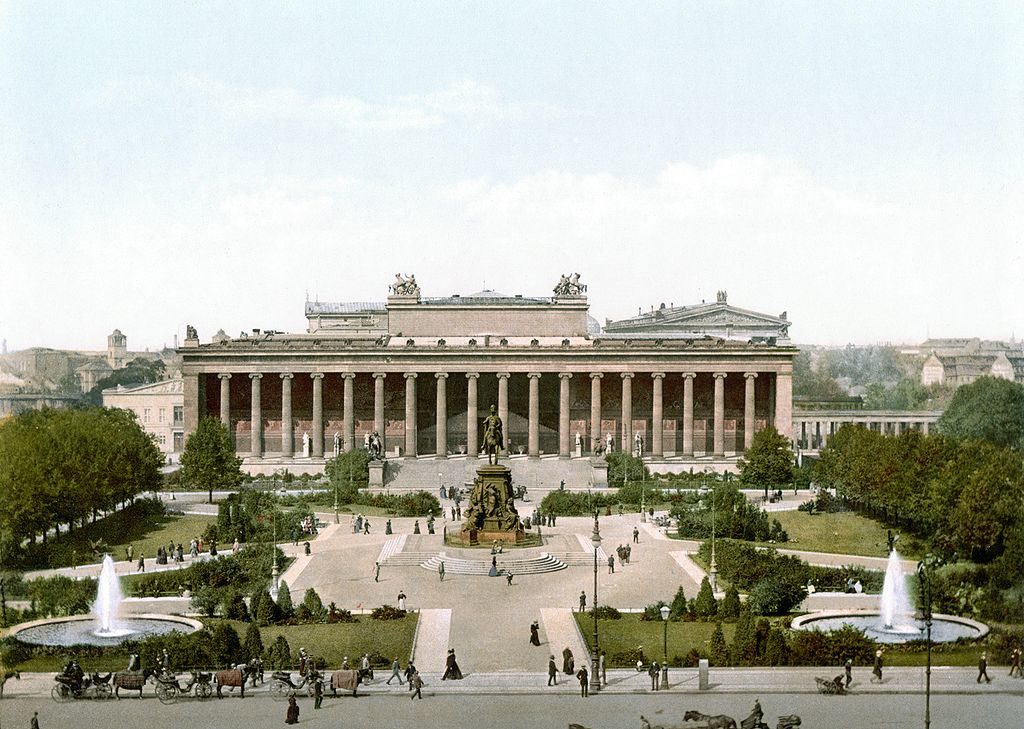 Musée Altes Museum à Berlin à Berlin en 1900.