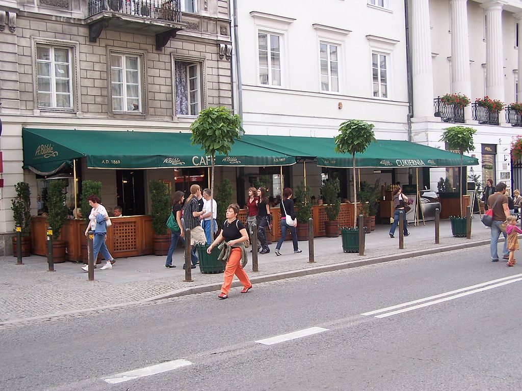 Café Blikle sur Nowy Swiat à Varsovie - Photo de Piotrus