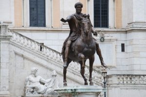 Place du Capitole et ses musées à Rome [Quartier antique]