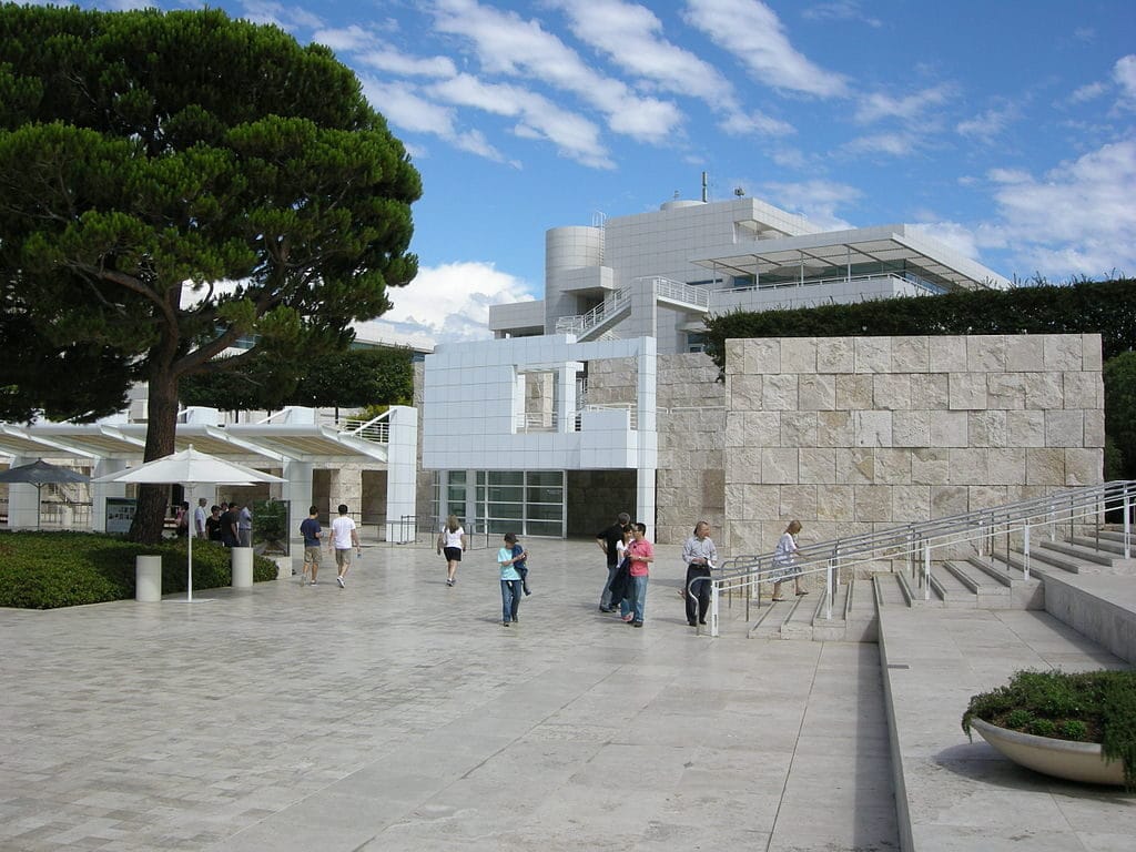 Batiment du musée d'art Getty Center de Los Angeles - Photo de sailko