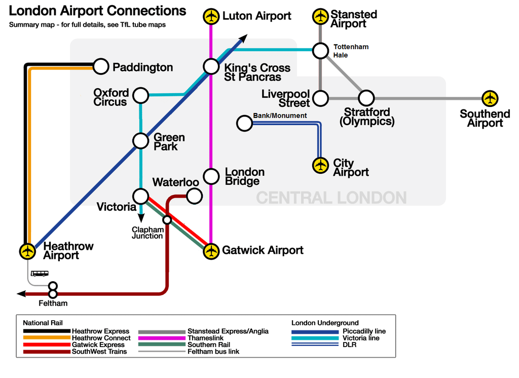 Lire la suite à propos de l’article Rejoindre Londres depuis l’aéroport de Luton : Train ou bus