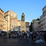 Campo dei Fiori a Rome : Marché et lieux de sortie