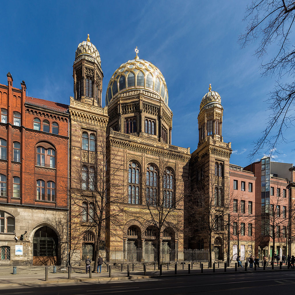 Lire la suite à propos de l’article Nouvelle synagogue de Berlin , plus grande synagogue d’Allemagne [Mitte]