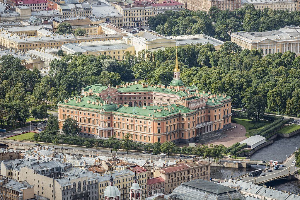 Vue aérienne du chateau Saint André à Saint Petersbourg - Photo d'Andrew Shiva / Wikipedia CC BY-SA 40