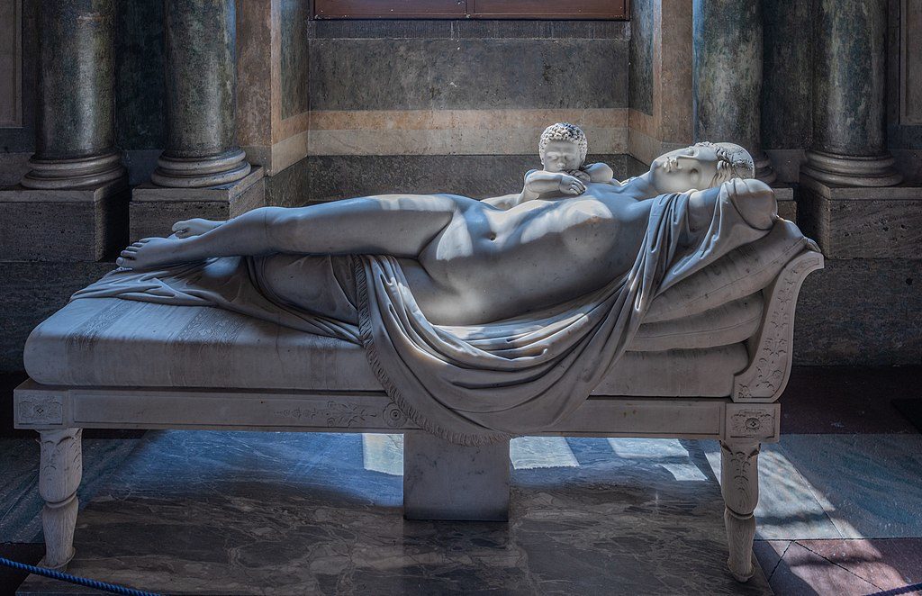 Statue d'inspiration antique dans le Palais royal de Stockholm - Photo de Bengt Nyman