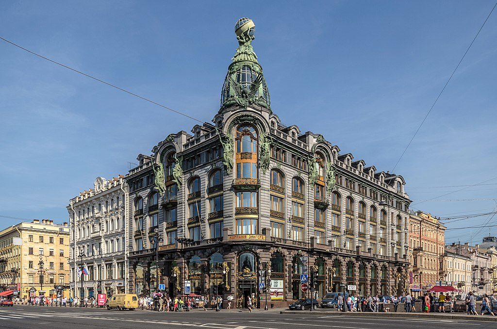 Maison Singer sur la Perspective Nevsky à Saint Petersbourg -Photo d'Alex Florstein Fedorov / Wiki Commons