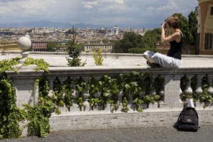 Janicule à Rome : Vue panoramique sur la ville éternelle [Trastevere]