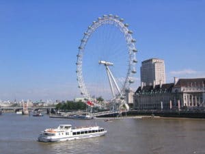 London eye, grande roue de Londres [South bank]