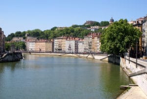Lyon, le fleuve Rhône et la rivière Saône : De l’eau et des quais