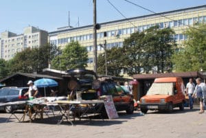Bazar na Kole et Bazar Olimpia, marchés aux puces à Varsovie [Wola]