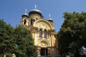 Belle église orthodoxe Sainte Marie Madeleine à Varsovie [Praga]