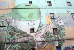 Street art à Varsovie : Fresque, pochoir, affiche…