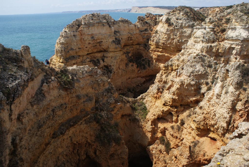 Ponta da Piedade à Lagos au Portugal.