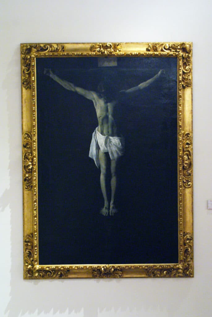 "Jésus crucifié" (1635/1640) par Zurbaran au Musée des Beaux Arts de Séville.