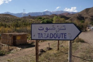 Montagne de l’Atlas au Maroc