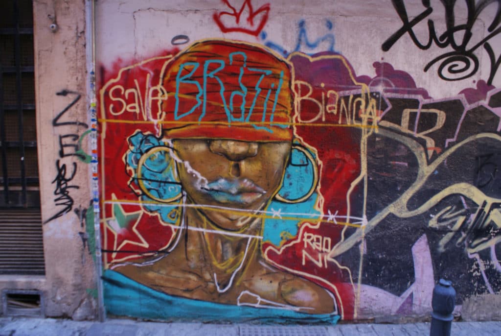 Street art à Grenade.
