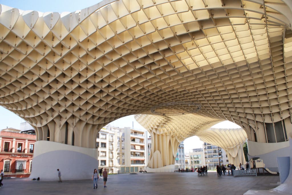 Place insolite : "Las Setas" sur la Plaza de la Encarnación à Séville.