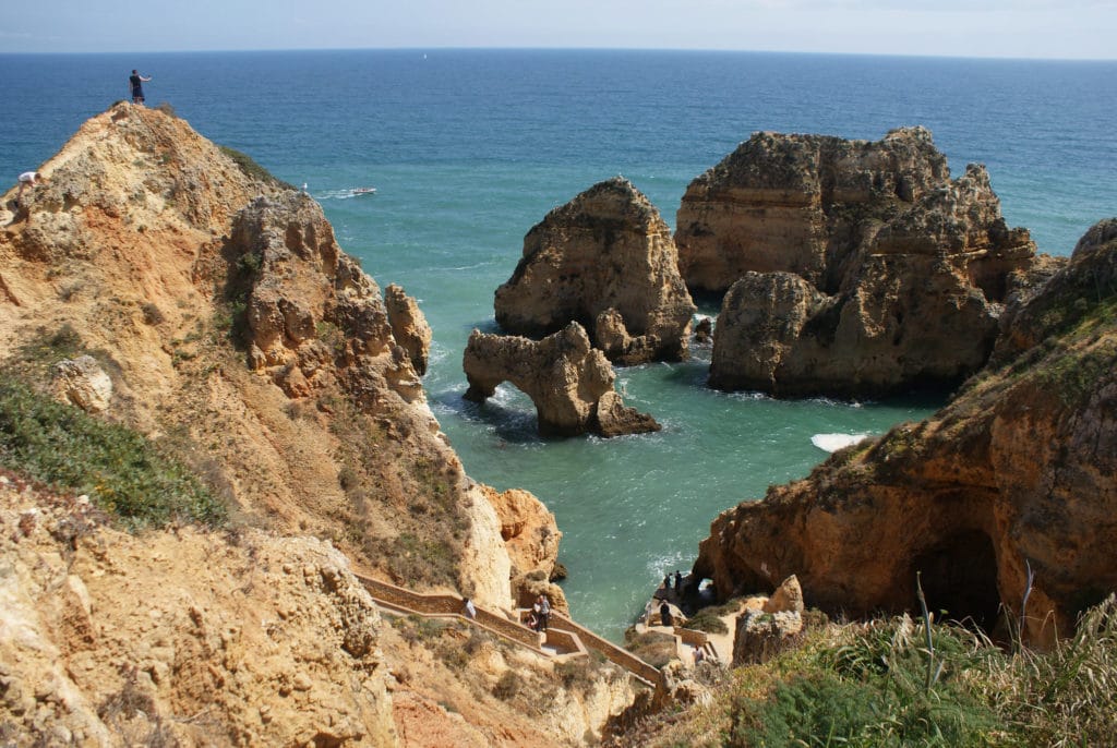 Ponta da Piedade à Lagos au Portugal.