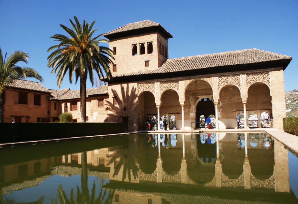 Palais Nasrides de l'Alhambra à Grenade.