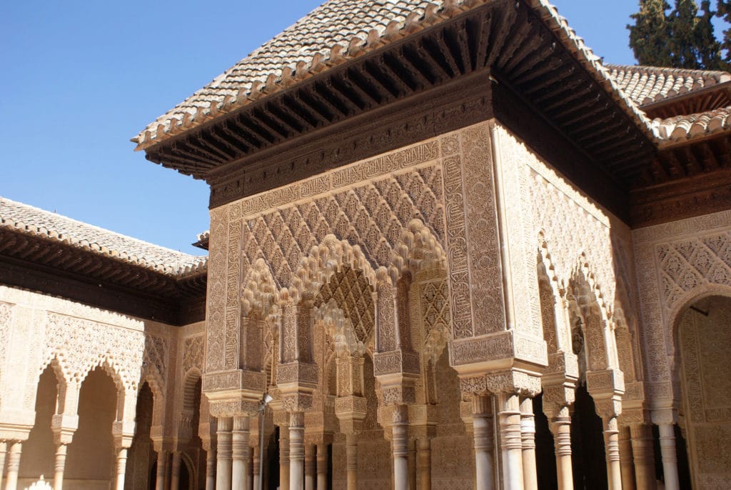 Palais Nasrides de l'Alhambra à Grenade.