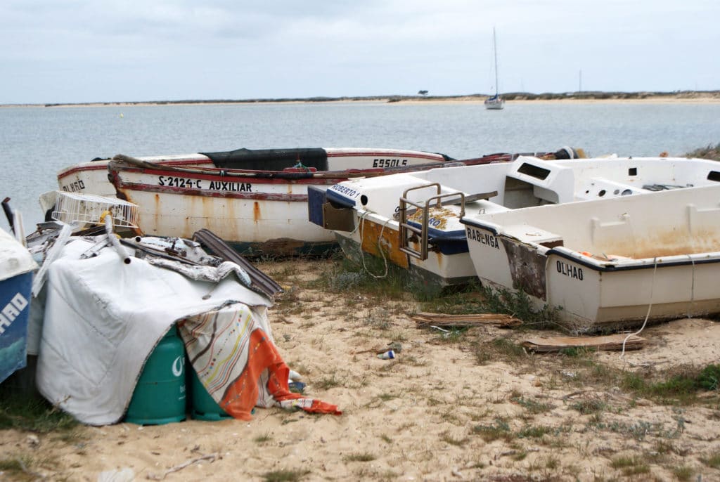 Dans le port de pêche de l'Ilha da Culatra.