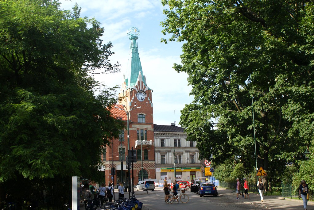 Dom pod Globusem, immeuble art nouveau dans le quartier de Kleparz.