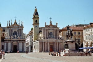 Piazza San Carlo et églises « jumelles » à Turin [Centre]