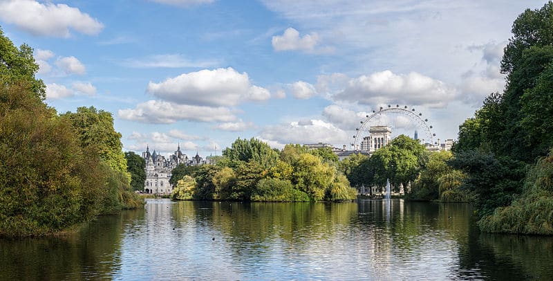 You are currently viewing Parc Saint James Park à Londres : Le romantisme pour tous [Westminster]