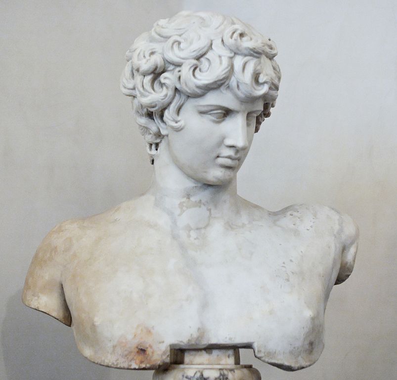 Musée National Romain : Buste Antinous Ludovisi à Rome - Photo Marie-Lan Nguyen Jastrow