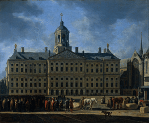 Palais Royal à Amsterdam, l’hôtel de ville sur 13659 piliers en bois