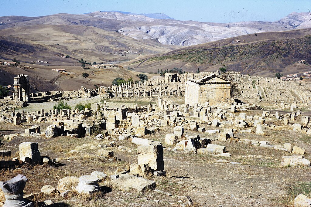 Site antique de Djemila (ancien Cuicul) proche de Sétif - Photo de Paebi - Licence ccbysa 4.0