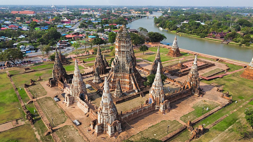 Temple Wat Chaiwatthanaram à Ayutthaya - Photo d'Average Trinmo - Licence ccbysa 4.0