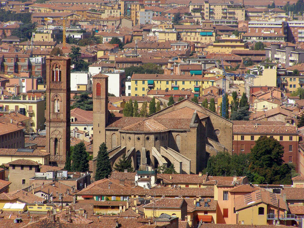 Vue depuis la Tour Asinelli à Bologne - Photo d'Andrzej Otrebski