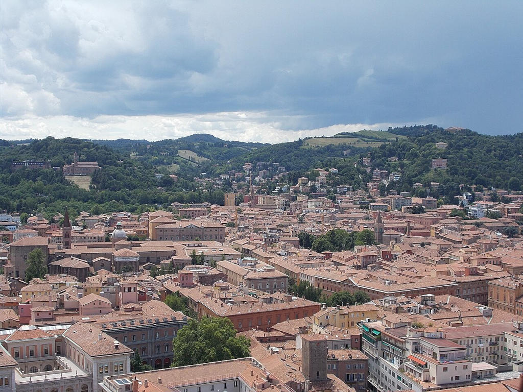 Vue depuis la Tour Asinelli à Bologne - Photo de Szeder Laszlo - Licence ccbysa 4.0