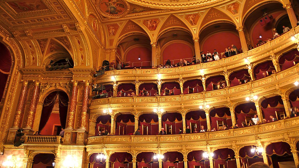 Intérieur de l'Opéra de Budapest - Photo de Andrea Puggioni - Licence ccby 2.0