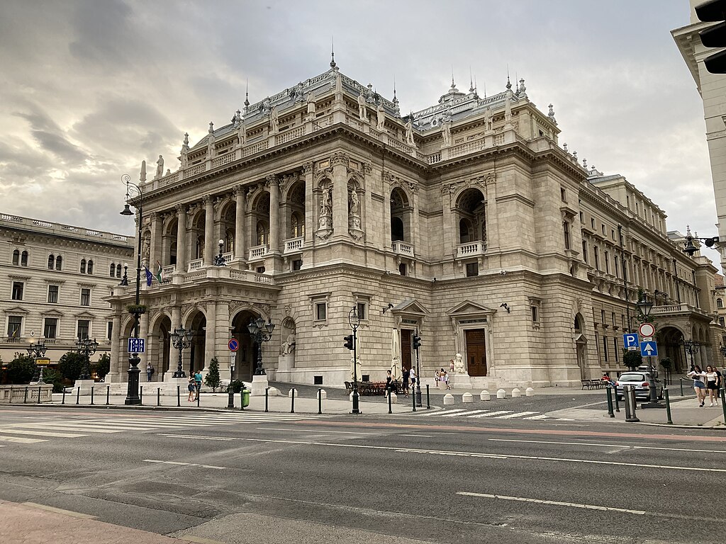 Façade de l'Opéra de Budapest - Photo de Salome Mi -Licence ccbysa 4.0