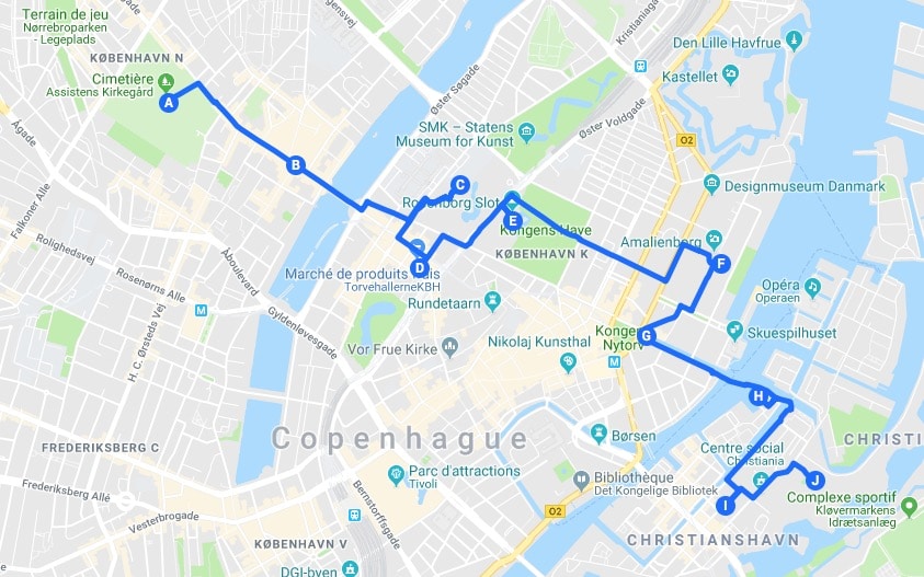Itinéraires à Copenhague : Jour 2.