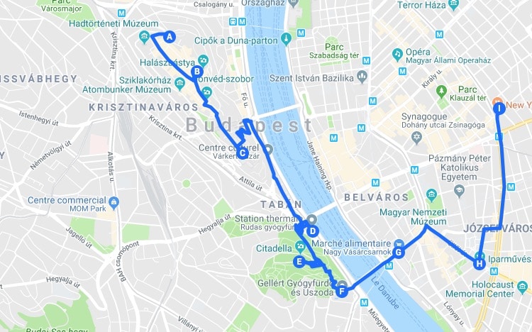 Itinéraires à Budapest : Jour 2 la visite de Buda