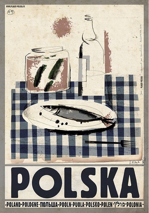 Affiche de Kaja pour la promotion de la Pologne