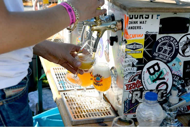 Festival de musique et de bière Oedipus dans le nord d'Amsterdam.