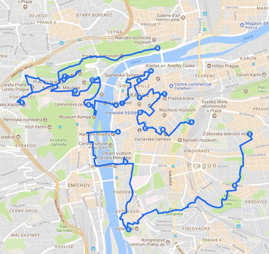 Itinéraire à Prague pour un week-end : 2, 3 ou 4 jours. Itinéraire à Prague pour un week-end : 2, 3 ou 4 jours.