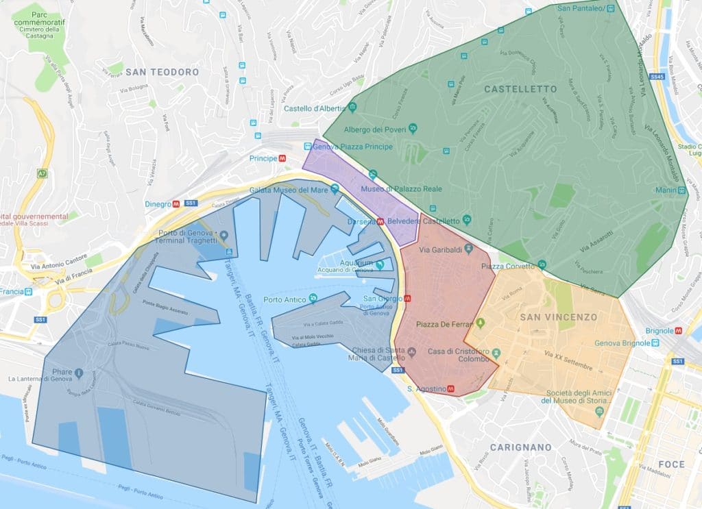 > Carte du Vieux Gènes en rouge. > Carte du Vieux Gènes en rouge.