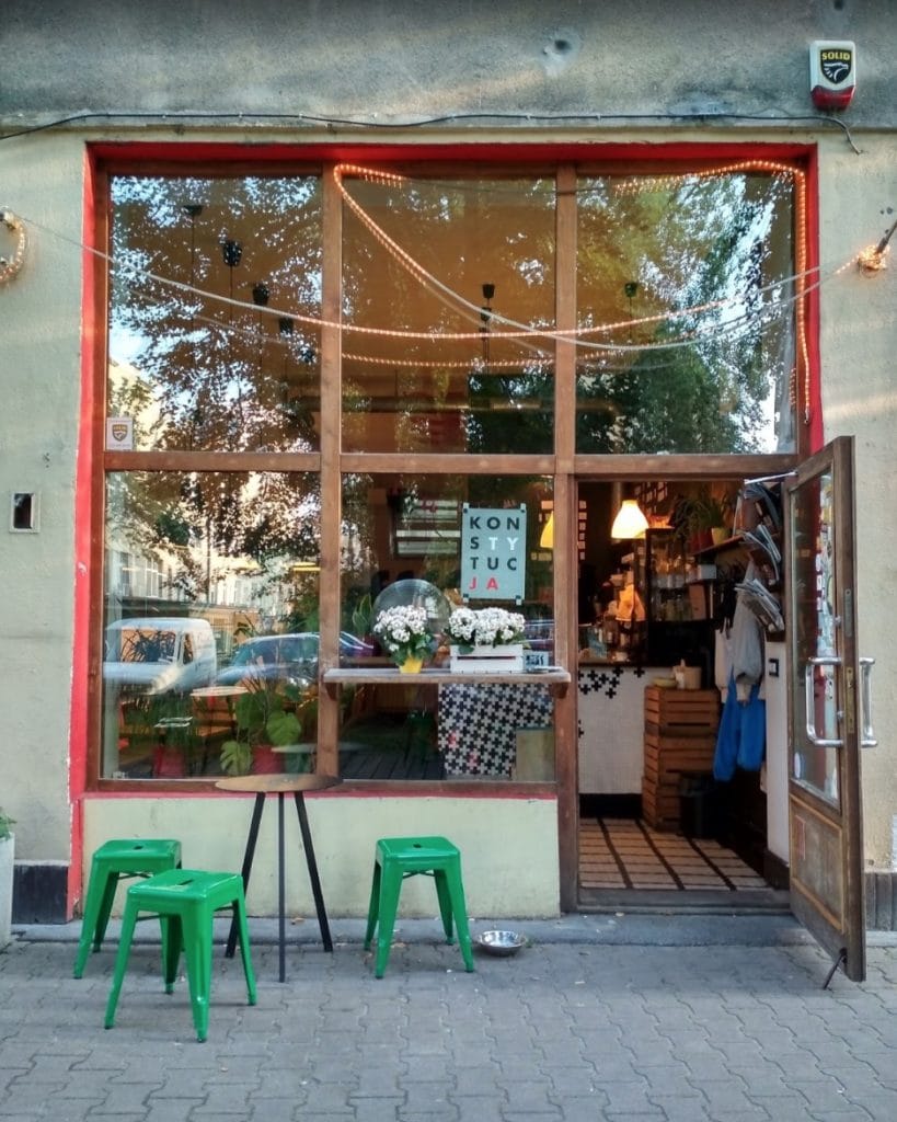 Café Filtry dans le quartier de Filtry/Ochota à Varsovie.