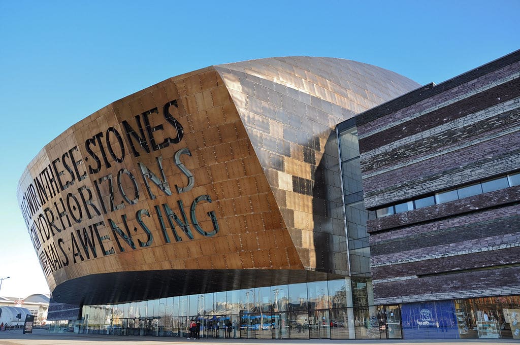 Cardiff Millennium Centre dans la Cardiff Bay - Photo de Gordon Plant