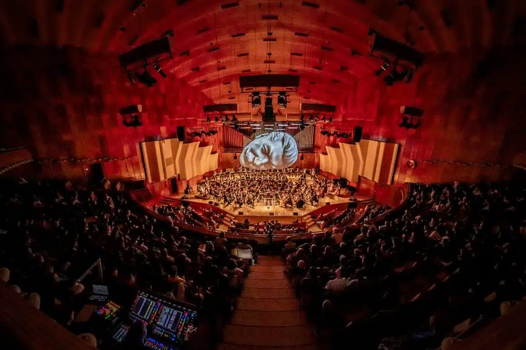Dans la salle de concert DR Koncerthuset à Copenhague - Photo de Copenhagen Phil Kim Matthai Leland