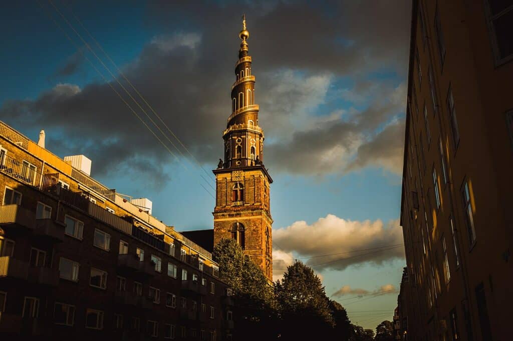 Insolite église de Notre Sauveur à Copenhague. Photo de Erwin Verbruggen