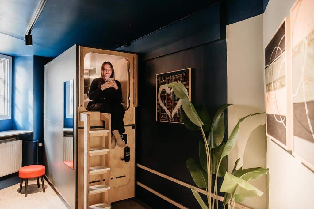 Auberge de jeunesse Capsule Hotel à Copenhague.